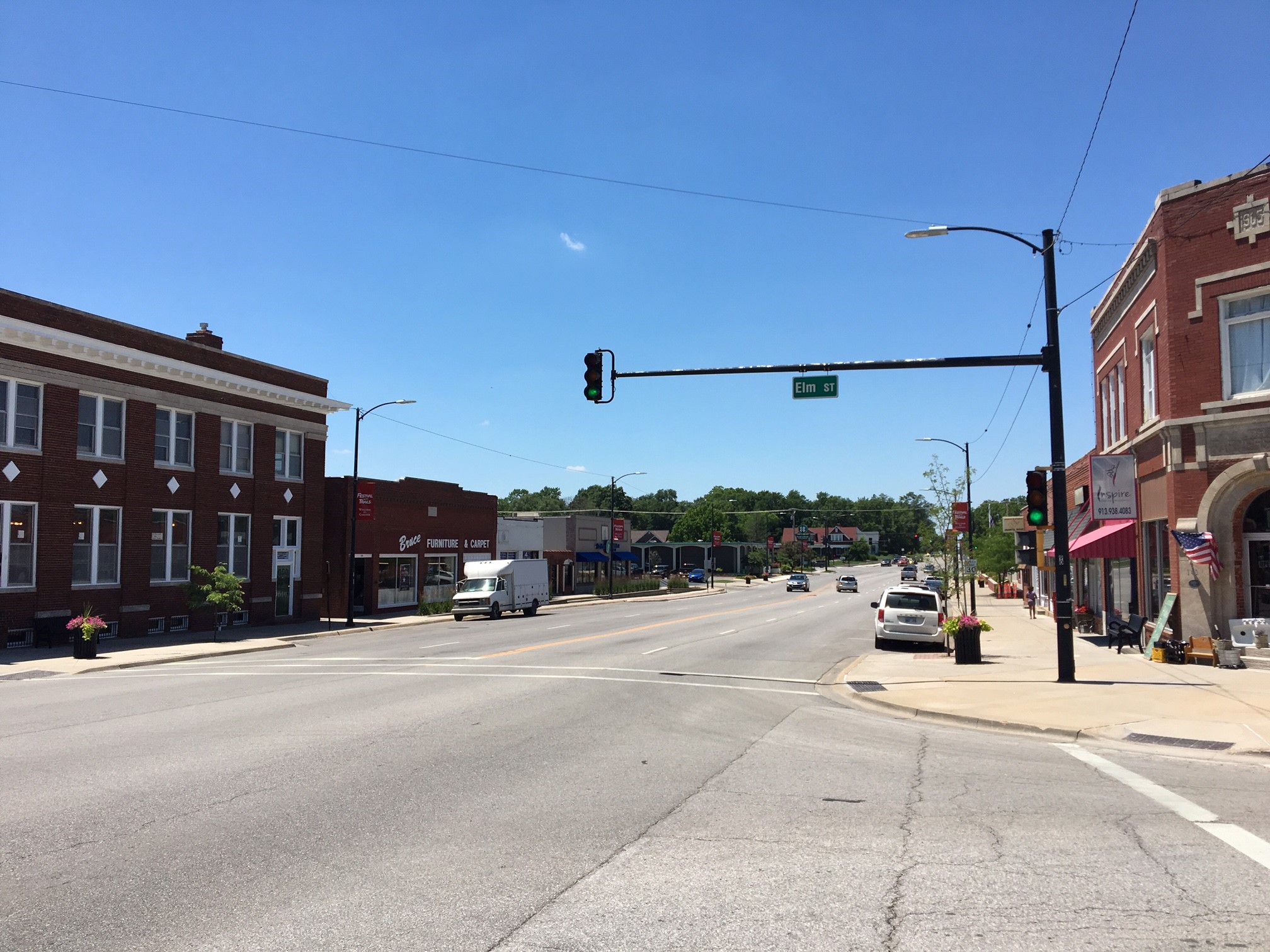 Elm Street view in Gardner, Kansas